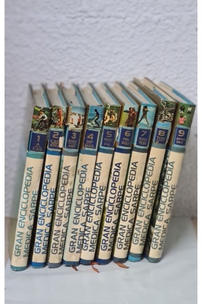Gran Enciclopedia Médica Sarpe. 9 TOMOS (Obra Completa)